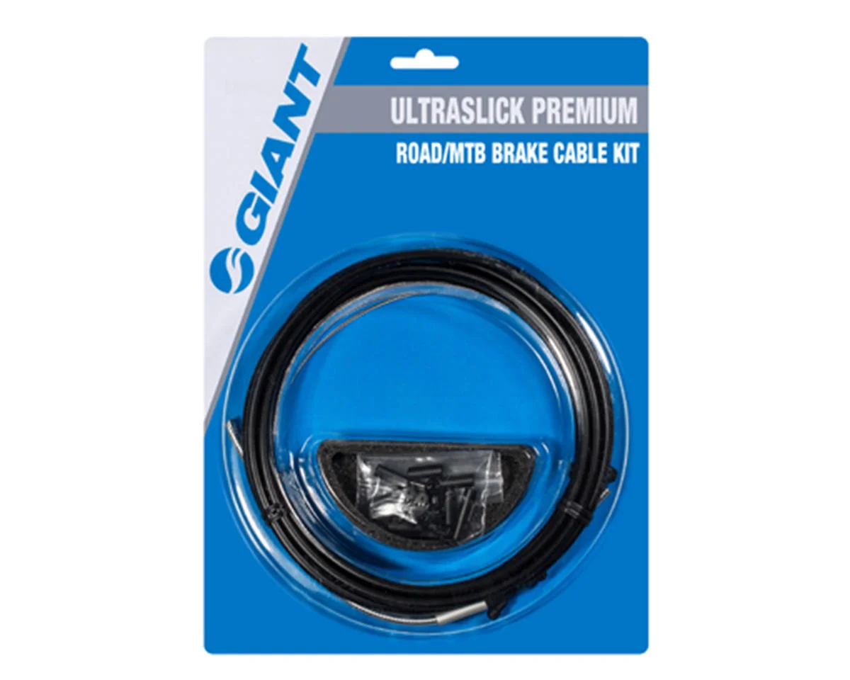 Giant UltraSlick Premium Brake Cable Kit (Black) (Stainless) (Road & Mountain) (1.5mm) (1350/2350mm) (w/Housing)